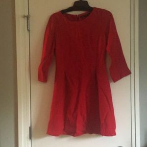 Zara red dress large